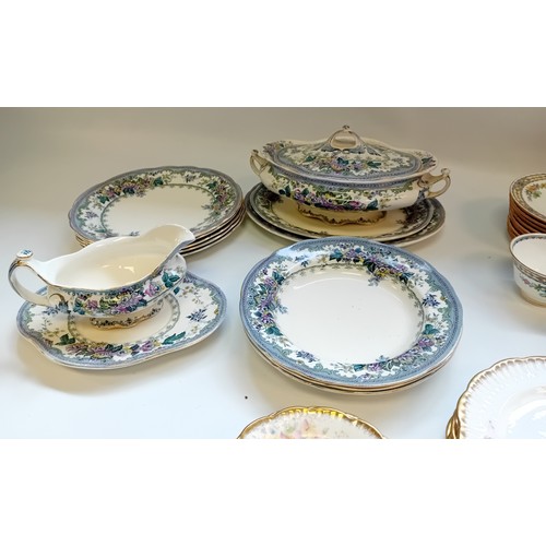 415 - Three Antique Tea Sets and tureen set