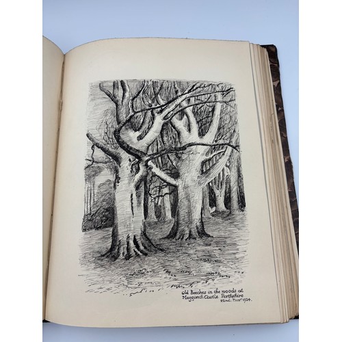 136 - A Book of Trees, Downfield 1924
Hand illustrated tree identification book with illustrations from ar... 