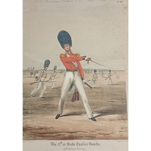 192 - 2 Artworks;
Two Antique coloured engravings ''Royal Artillery'' and ''The 3rd Earlier Guards''.