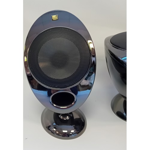 276 - KEF HTS2001.3 Surround Sound Speakers referred to as the ''KEF Egg''.