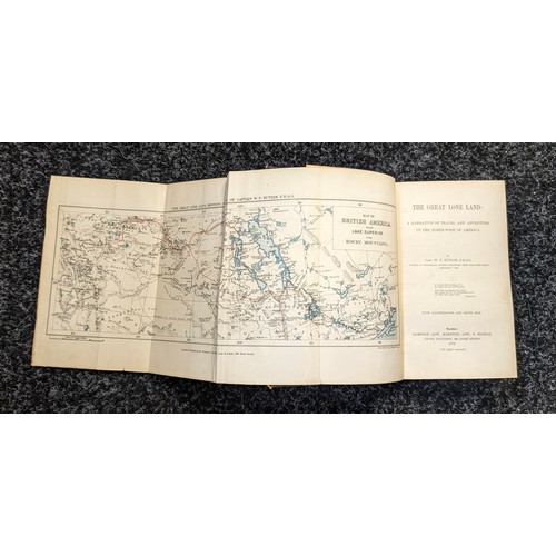 386 - Mountaineering; Butler, W.F, 'Butlers Great Lone Land' [London,1872], Gray, Hugh, 'Letters from Cana... 