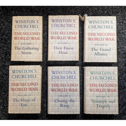 382A - Churchill Randolph, complete sets entitled 'Winston S. Churchill' Vol I-3, 'The Second World War' Vo... 