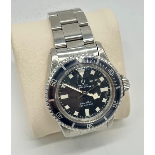 1 - Gent's Tudor Submariner Watch, Model No. 7016, Serial No. 964506
Stainless steel Oyster Rolex Bracel... 