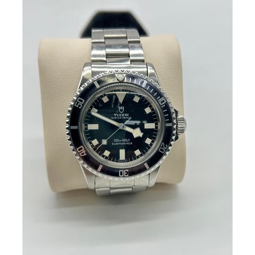 1 - Gent's Tudor Submariner Watch, Model No. 7016, Serial No. 964506
Stainless steel Oyster Rolex Bracel... 