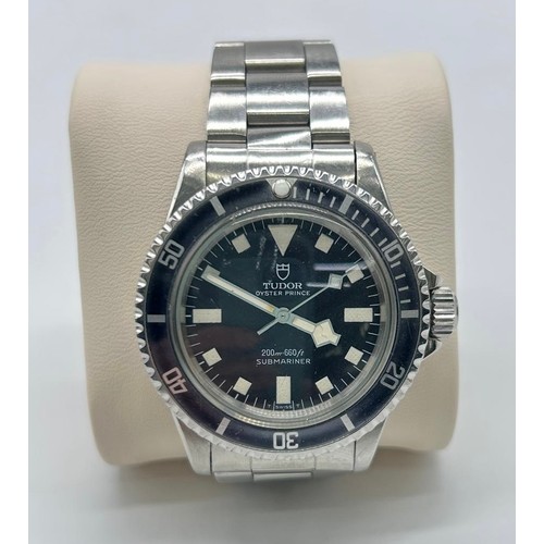 1 - Gent's Tudor Submariner Watch, Model No. 7016, Serial No. 964506
Stainless steel Oyster Rolex Bracel... 