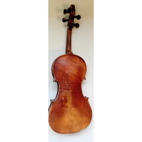 130 - John S. Hardie Violin labelled 19 Montgomery Street, Edinburgh. Dated 29th September 1900.
Comes wit... 