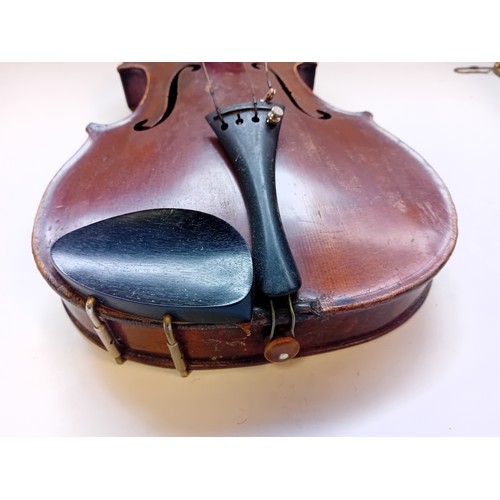 130 - John S. Hardie Violin labelled 19 Montgomery Street, Edinburgh. Dated 29th September 1900.
Comes wit... 