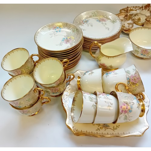 399 - Collection of Porcelain Tea sets to include Tuscan and Limoges