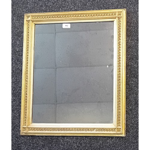 442 - Vintage gold framed mirror
[63x53cm]