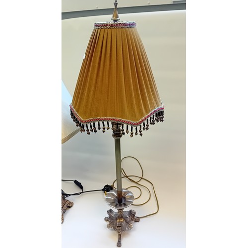 429 - Four Ornate Table Lamps With Shades
