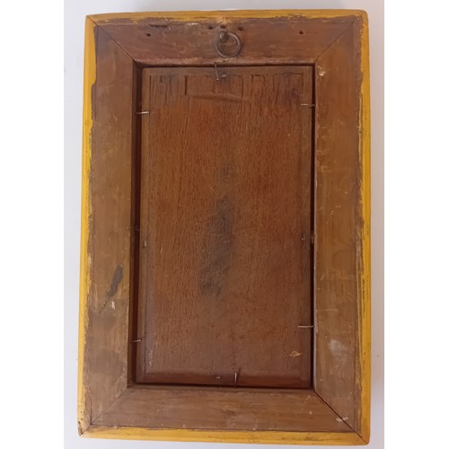 161 - Scottish school 19th century  
Half-length portrait sketch young piper
Oil on mahogany panel
[20x11c... 