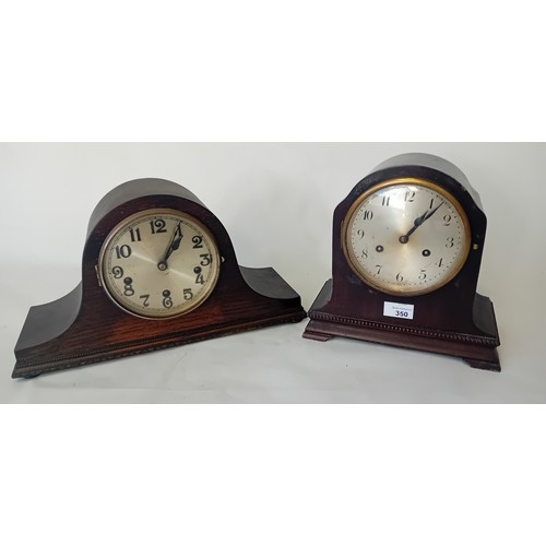 350 - 1920's Haller mantle clock and a Junghans German mantle clock