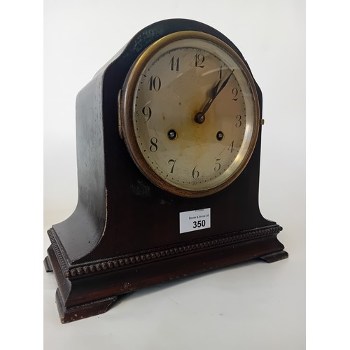 350 - 1920's Haller mantle clock and a Junghans German mantle clock