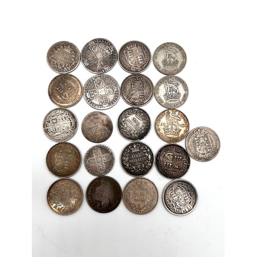 9 - Half crowns, various condition, see images; 1879, 1927, 1946, 1923, 1929, 1931, florins, 1944, 1922,... 
