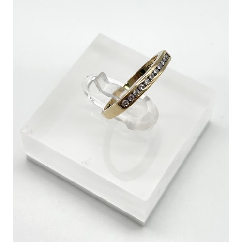 53 - 18ct gold diamond ring, size L [2.02g]