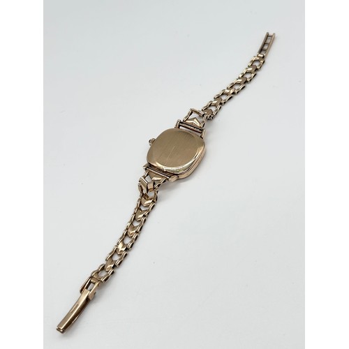 40 - Omega ladies wristwatch [gold weight 17g] [total weight:21.90g]
