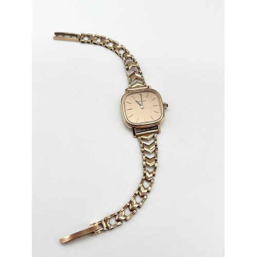 40 - Omega ladies wristwatch [gold weight 17g] [total weight:21.90g]