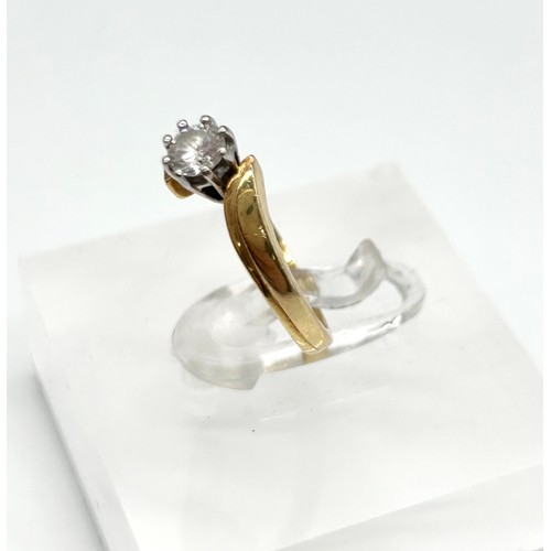 5 - 18ct Gold and Diamond Solitaire ring 
0.35 carat Diamond
Size - I
Weight - 3.34g