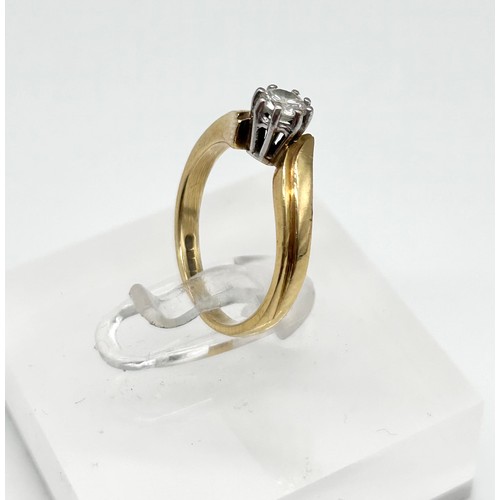5 - 18ct Gold and Diamond Solitaire ring 
0.35 carat Diamond
Size - I
Weight - 3.34g