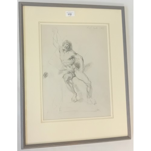 225 - R.S York
Male Figure
Pencil
Signed & Dated 1785
38x29cm