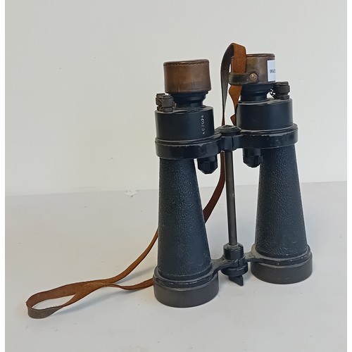 128 - Pair of Barr and Stroud Binoculars with original leather covers