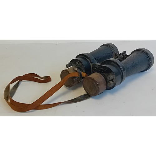 128 - Pair of Barr and Stroud Binoculars with original leather covers