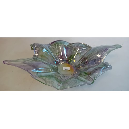 203 - Vintage Italian Art Glass Centrepiece (possibly Murano)