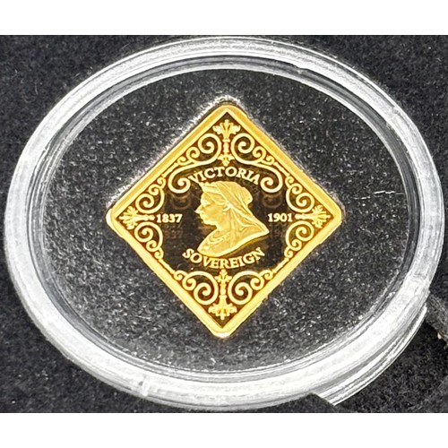 48 - Hattons of London 2022 Queen Victoria 125th Diamond Jubilee Anniversary Gold Proof Sovereign Set

22... 