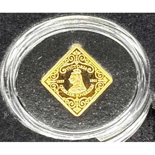 48 - Hattons of London 2022 Queen Victoria 125th Diamond Jubilee Anniversary Gold Proof Sovereign Set

22... 