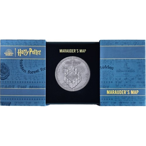 77 - 5oz Silver Coin Harry Potter - Marauder's Map, With certificate of authenticity and box.
The innovat... 