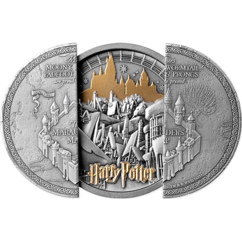 77 - 5oz Silver Coin Harry Potter - Marauder's Map, With certificate of authenticity and box.
The innovat... 