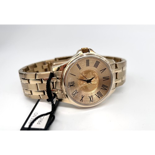 67 - Treasure in Time Samlerhuset Gents Wrist watch Limited Edition 139/499 with Coin Centre 1/10oz Gold ... 
