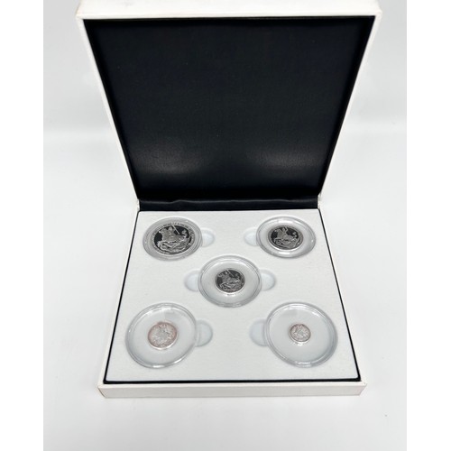 69 - Queen Elizabeth II First and Last Silver Sovereign Set in Fitted Display Case, 2019 Gibraltar Mint