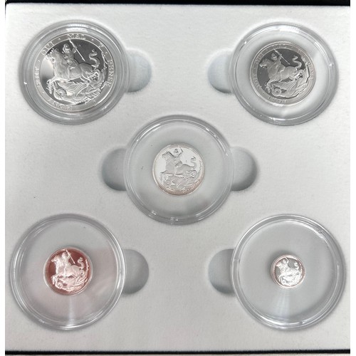 69 - Queen Elizabeth II First and Last Silver Sovereign Set in Fitted Display Case, 2019 Gibraltar Mint