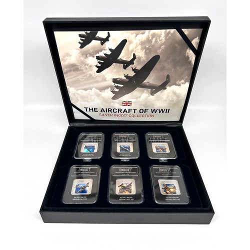 78 - The Aircraft of WWII Silver Ingot Collection 
Limited Edition 995
12x 1oz Silver Ingots in Plastic C... 