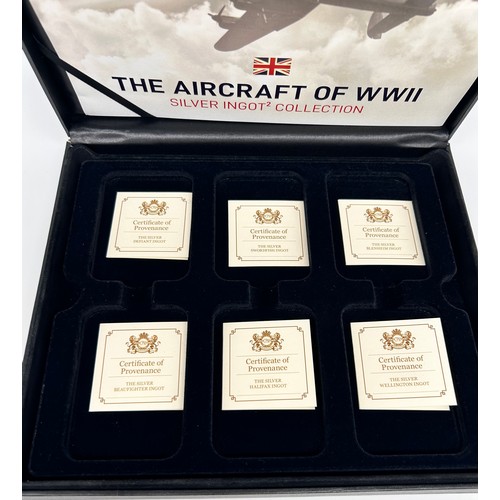 78 - The Aircraft of WWII Silver Ingot Collection 
Limited Edition 995
12x 1oz Silver Ingots in Plastic C... 