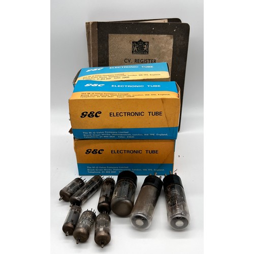 110 - Large collection of vintage radio valves (some boxed)