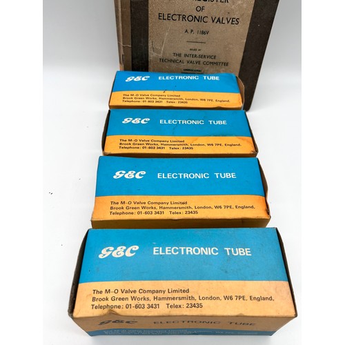 110 - Large collection of vintage radio valves (some boxed)