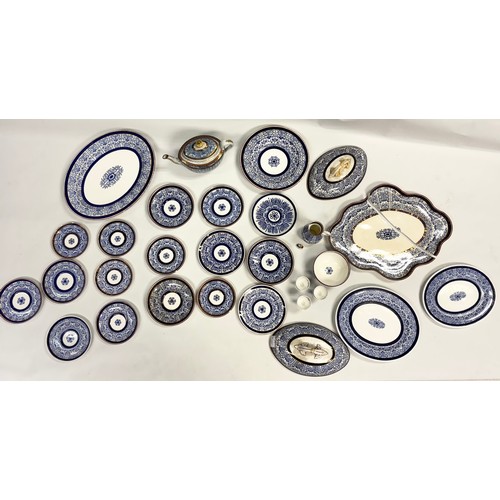 126 - Large collection blue and white dinner and tea ware to include Royal Worcester ‘Royal Lily’ pattern ... 