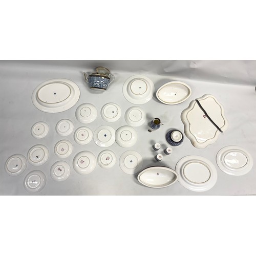 126 - Large collection blue and white dinner and tea ware to include Royal Worcester ‘Royal Lily’ pattern ... 