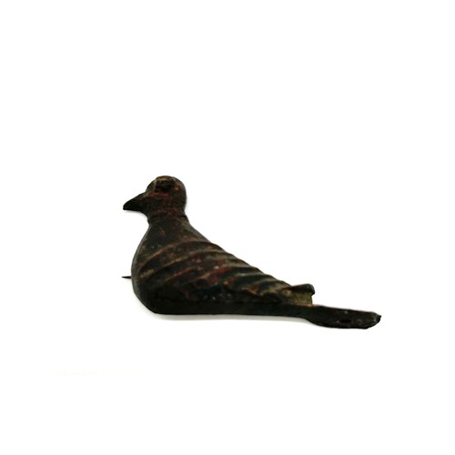 117 - Ancient Roman cast iron bird brooch