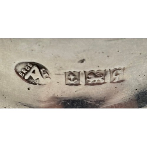 9 - Silver Condiment Set, Adie Brothers Ltd, Birmingham 1936 
Weight - 94.86g