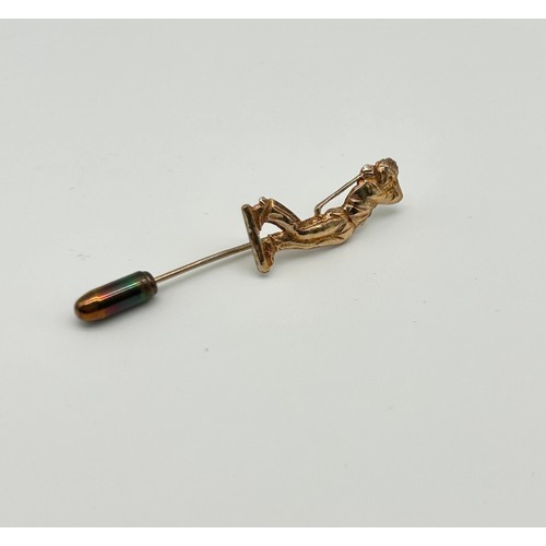 27 - 9ct Gold Golfer Stick Pin
Weight - 2g