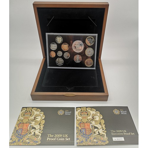 39 - The 2009 UK Executive Proof Set from the Royal Mint, to include, Kew Gardens.