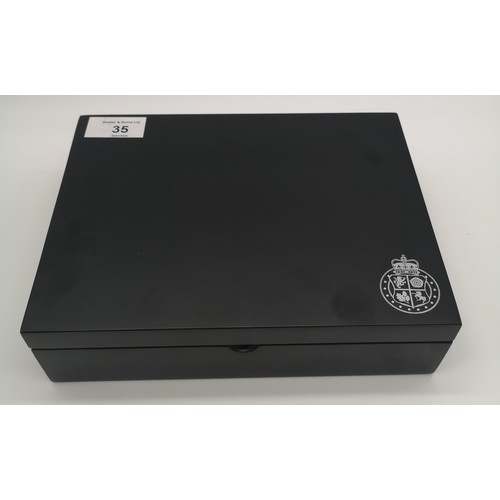 35 - Pure Silver Ten Pound Coin, celebrating the 350th Anniversary of the Royal Observatory (Limited Edit... 