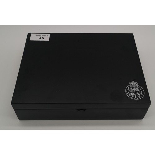 37 - The Falkland Island 2025 Silver Proof Five Coin Sovereign Box Set Collection, combined weight, 66g