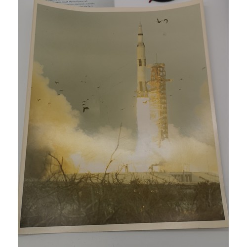 40A - NASA PHOTO'S TAKEN BY NEIL ARMSTRONG, A PAIR SEQUENTIAL PHOTOGRAPHS DEPICTING BUZZ ALDRIN DEPLOYING ... 