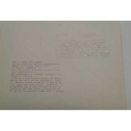 40A - NASA PHOTO'S TAKEN BY NEIL ARMSTRONG, A PAIR SEQUENTIAL PHOTOGRAPHS DEPICTING BUZZ ALDRIN DEPLOYING ... 