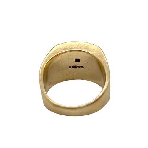 1 - 9ct Gold Gents Signet Ring 
Size - R
Weight - 17.93g