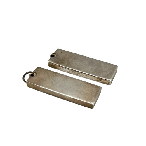 50 - Two Silver Ingots, London 1977 Maker MJ
Weight - 62.04g